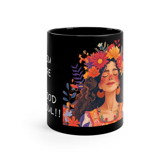 Radiant Soul: Bloom with Confidence Mug, 11oz