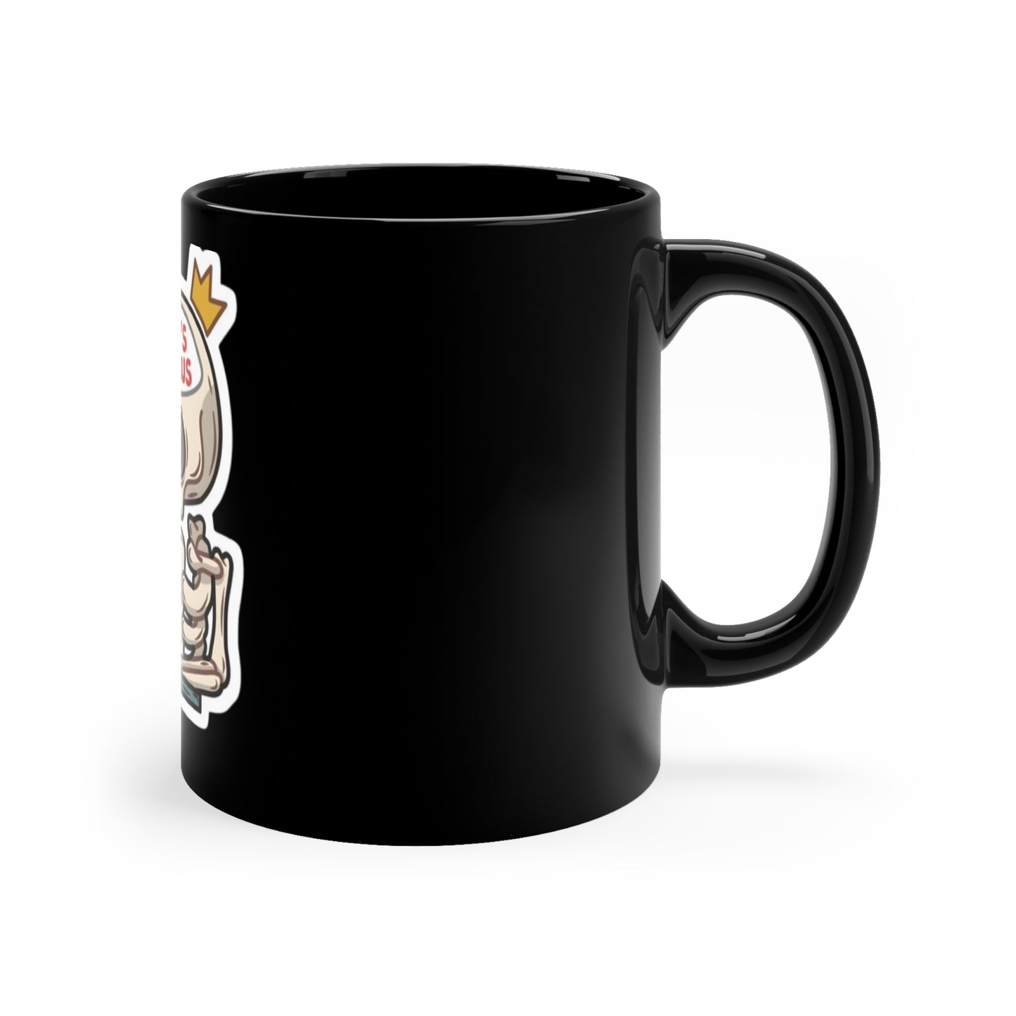 Let’s Focus on the Wrong Thing – Quirky Skeleton Mug, 11oz